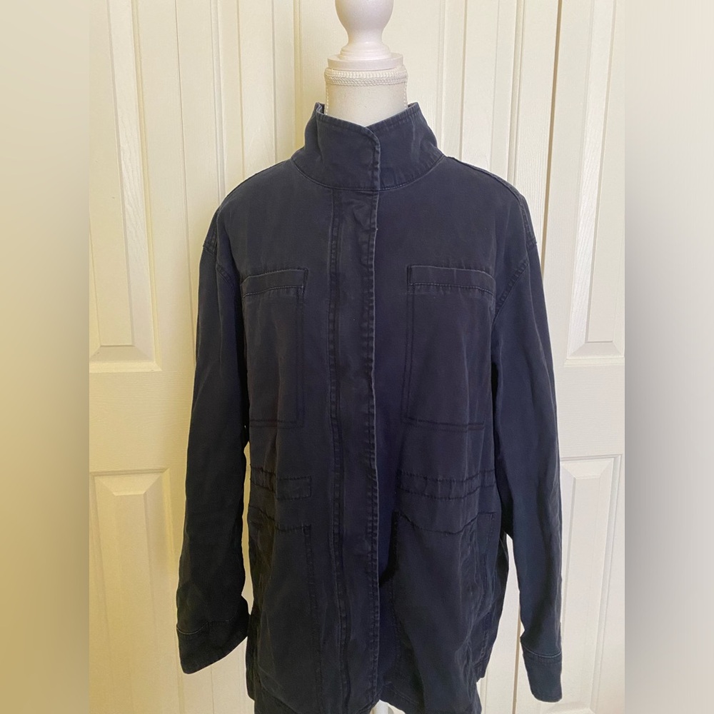 Navy Blue Light Fall Jacket Size Large (L)